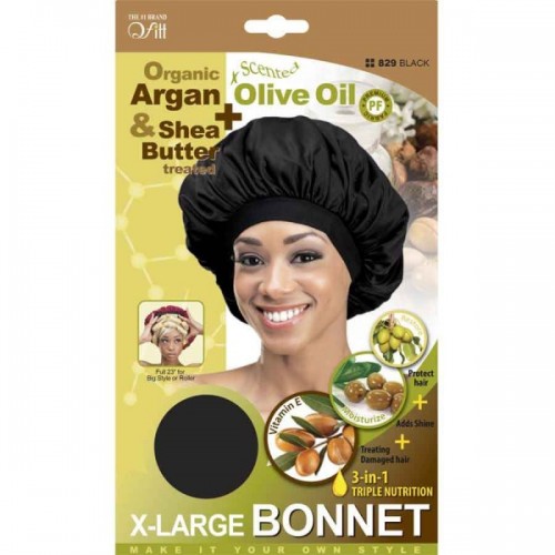 Qfitt Organic 3-in-1 Triple Nutrition X-Large Bonnet #829 